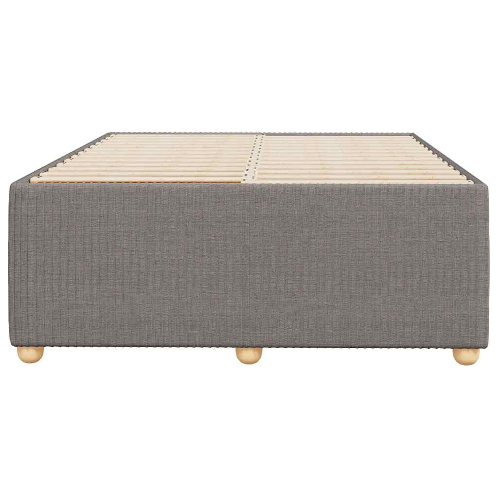 Bettgestell ohne Matratze Taupe 120x190 cm Stoff