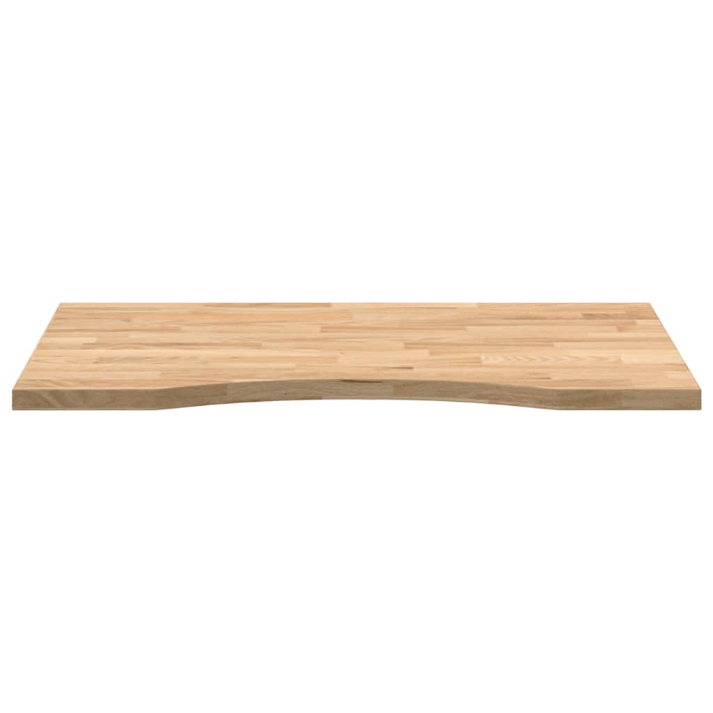 Desk top untreated 80x50x2.5 cm solid oak