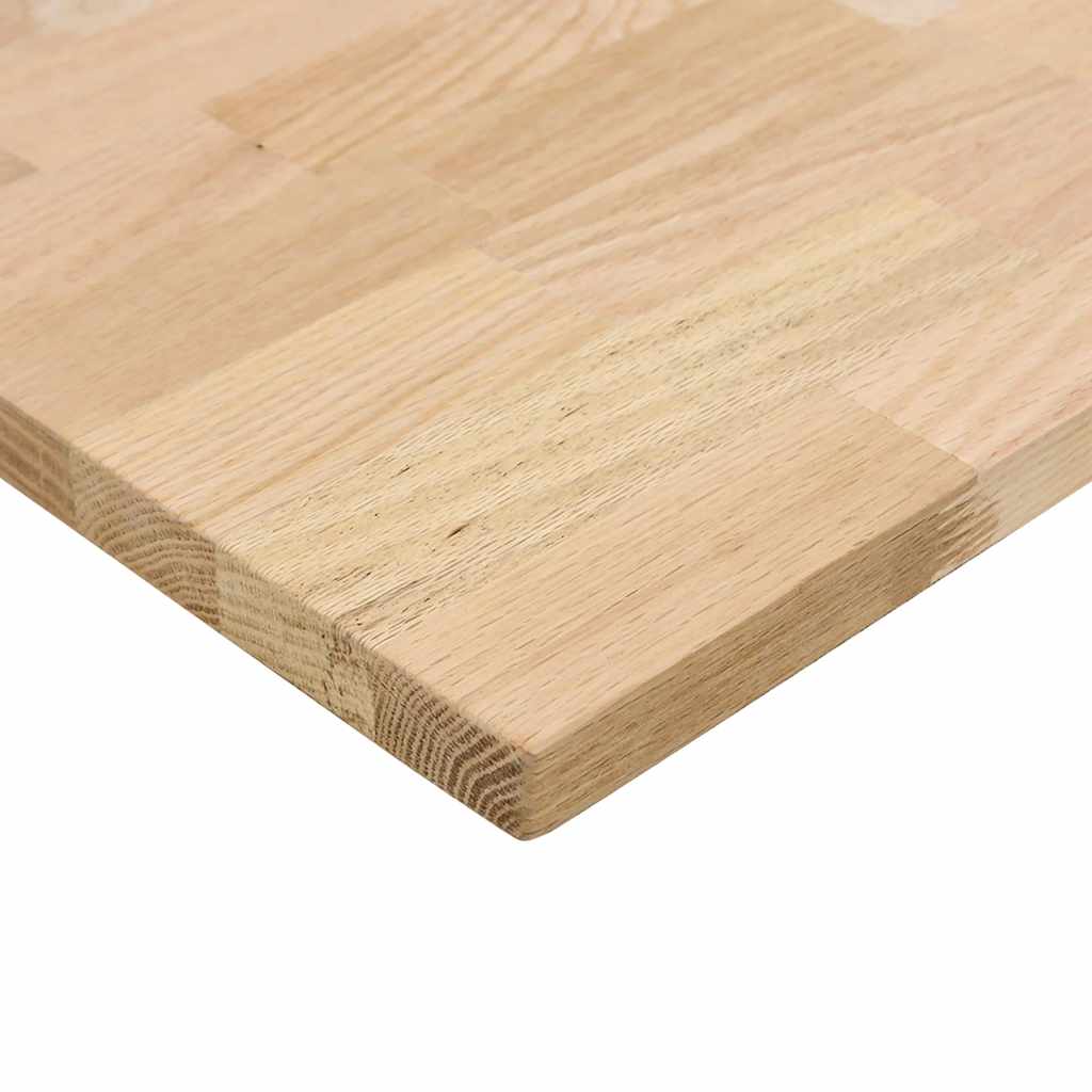 Desk top untreated 80x50x2.5 cm solid oak