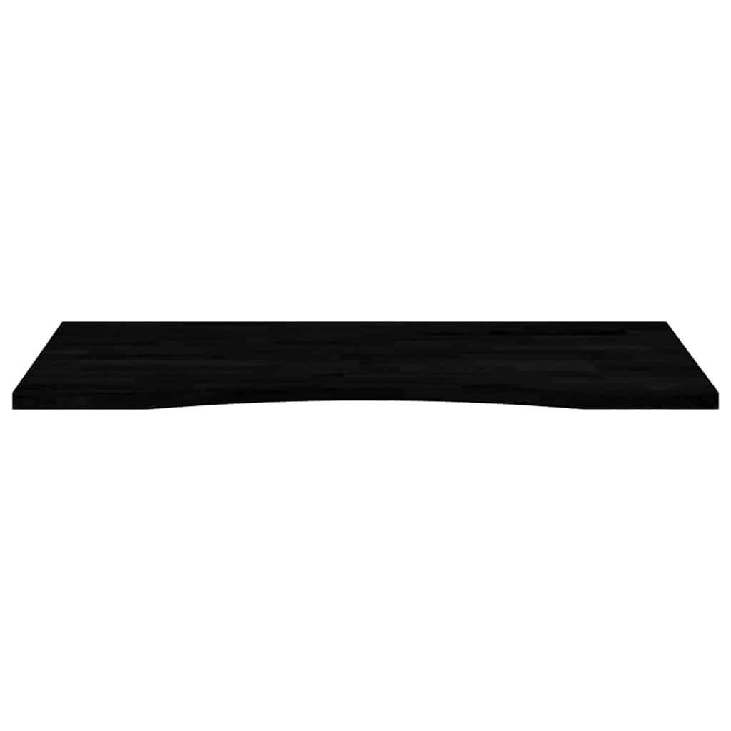 Desk top dark brown 100x50x2.5 cm solid oak