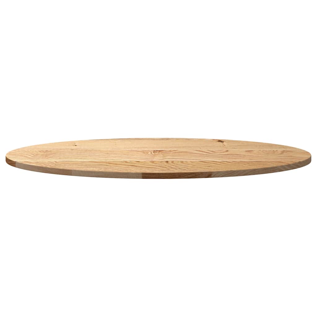 Table top 100x50x2 cm solid oak oval