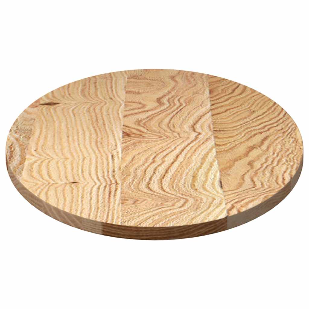 Table top 100x50x2 cm solid oak oval