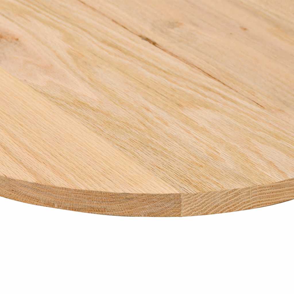 Table top 100x50x2 cm solid oak oval