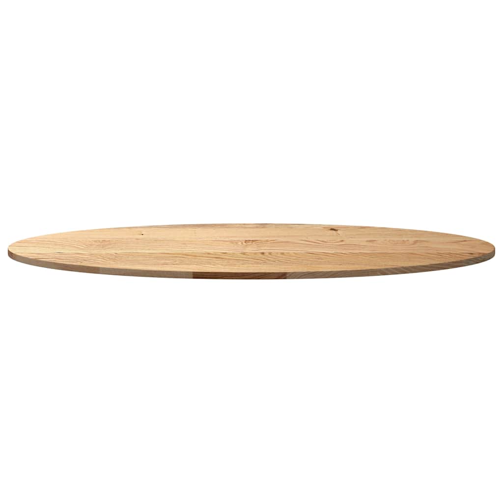 Table top 140x60x2 cm solid oak oval