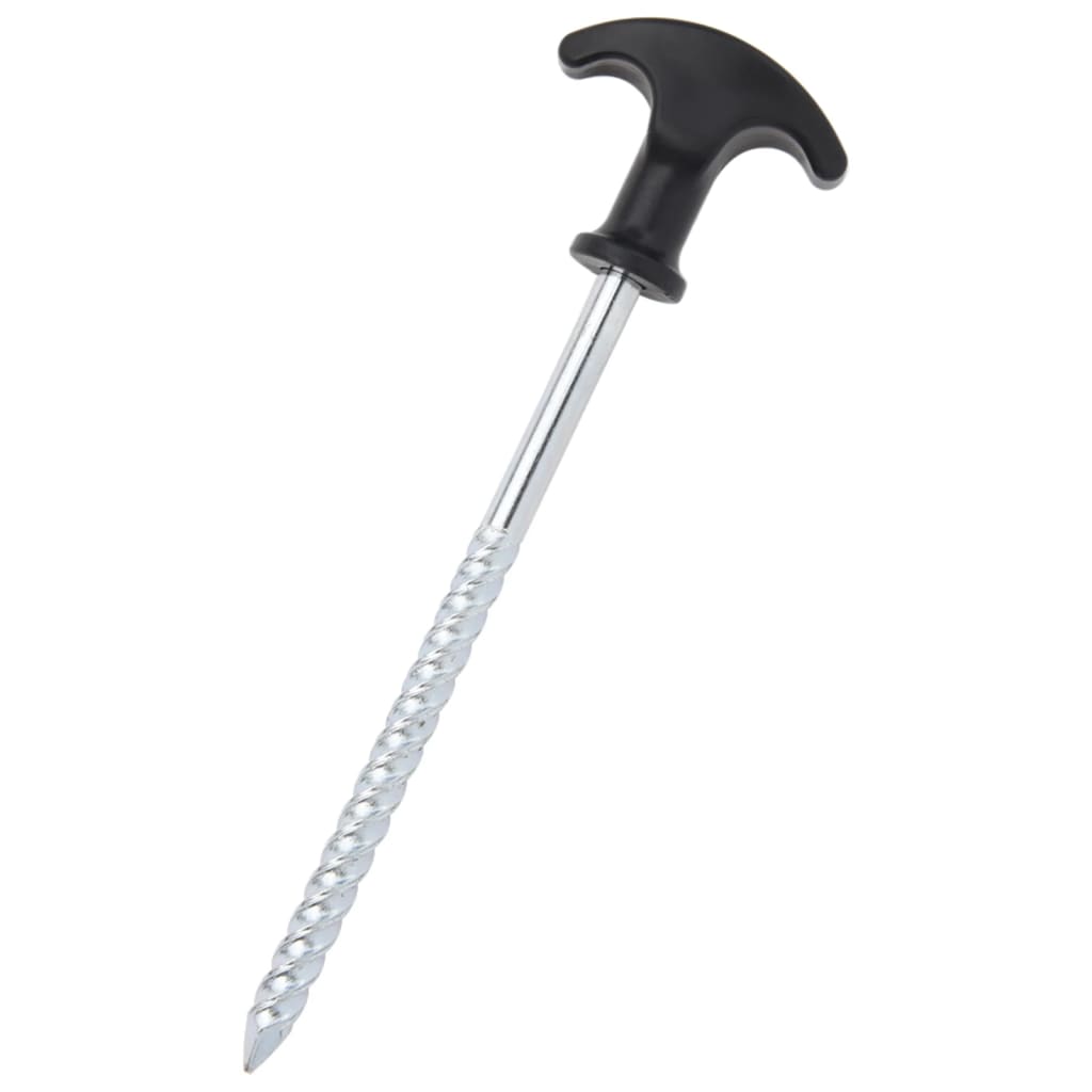 Tent pegs 24 pcs. 17 cm Ø7 mm galvanized steel