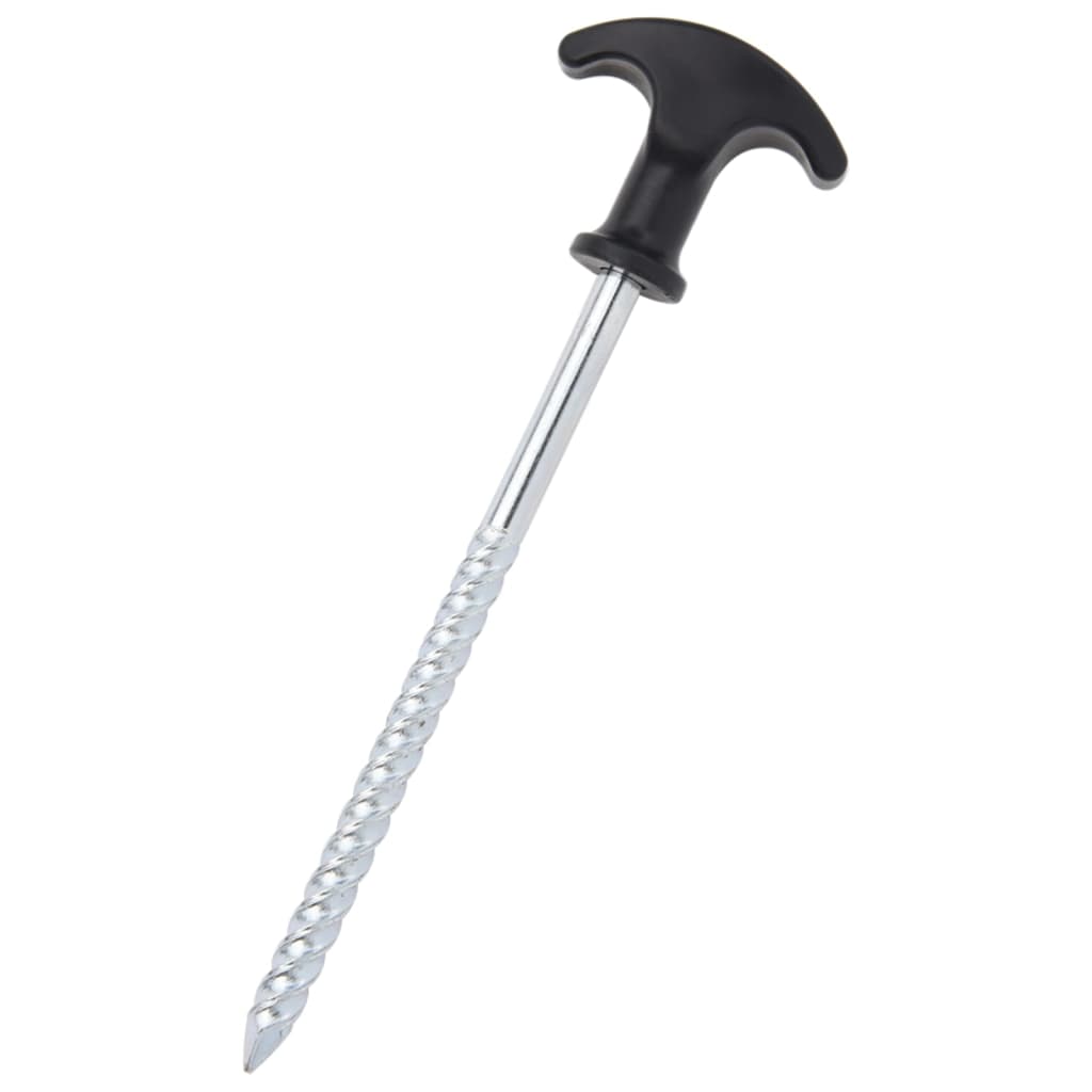 Tent pegs 12 pcs. 17 cm Ø7 mm Galvanized steel