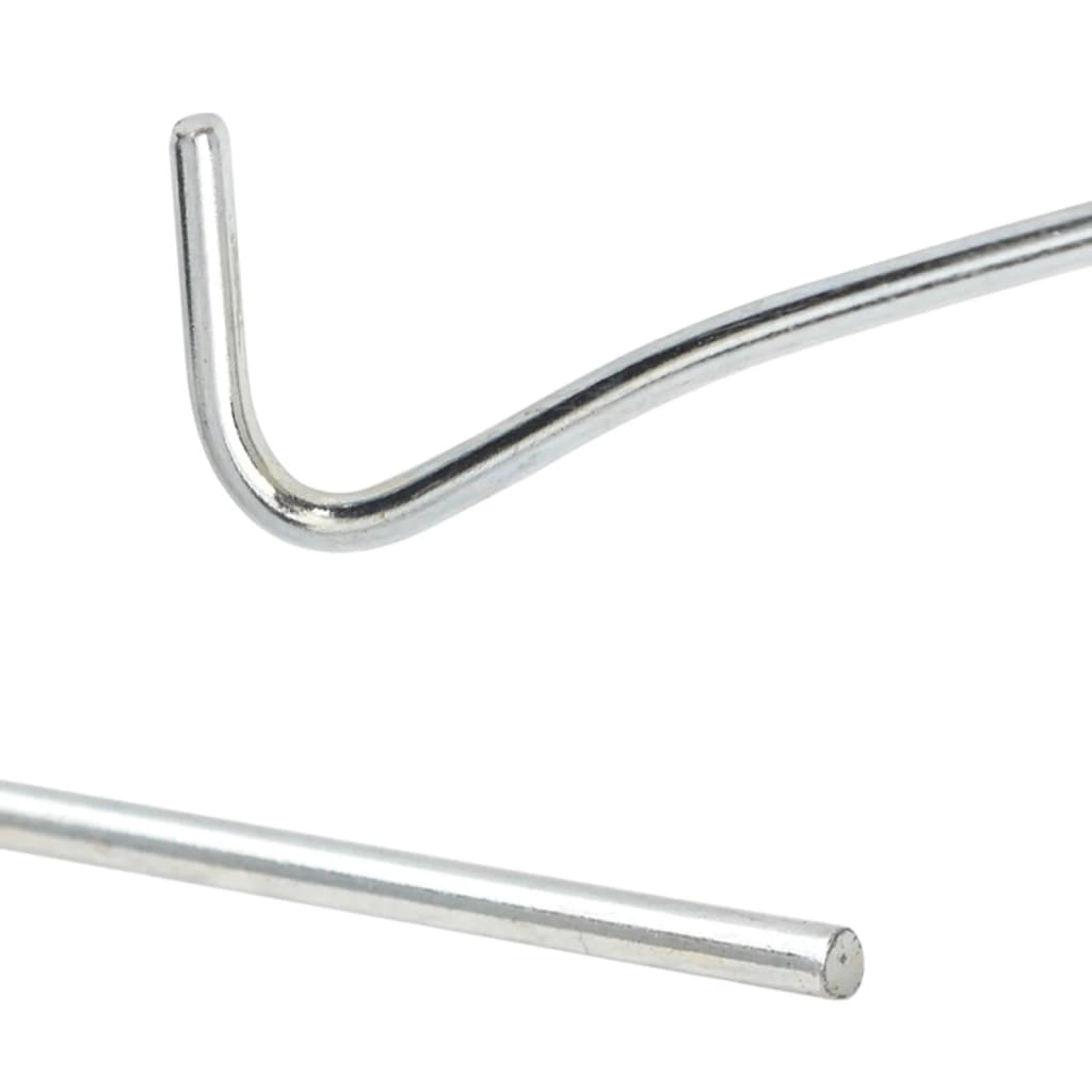 Tent pegs 50 pcs. 30 cm Ø4 mm Galvanized steel