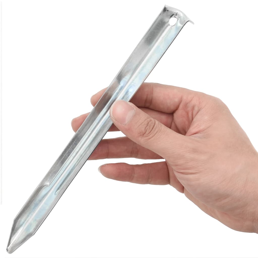 Tent pegs 24 pcs. 22 cm Ø20 mm Galvanized steel