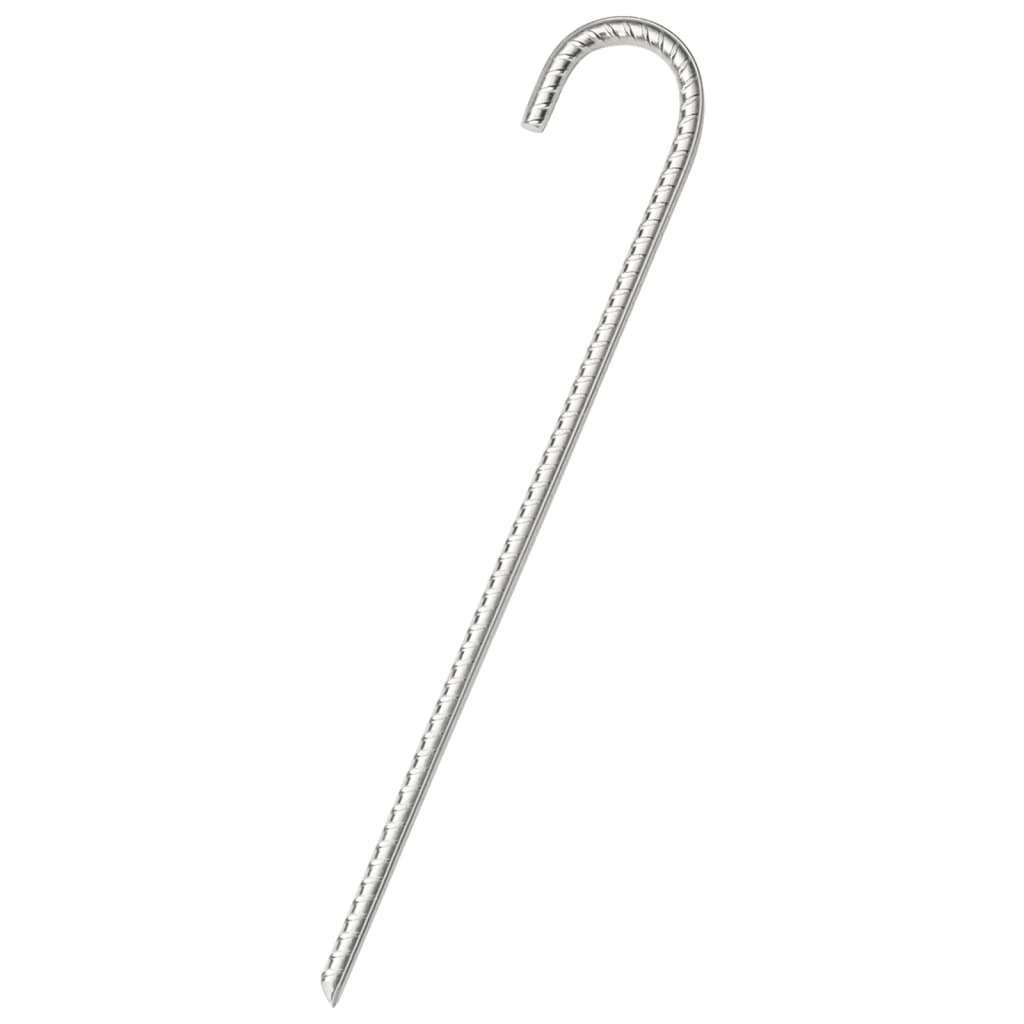 Tent pegs 6 pcs. 37 cm Ø10 mm Galvanized steel