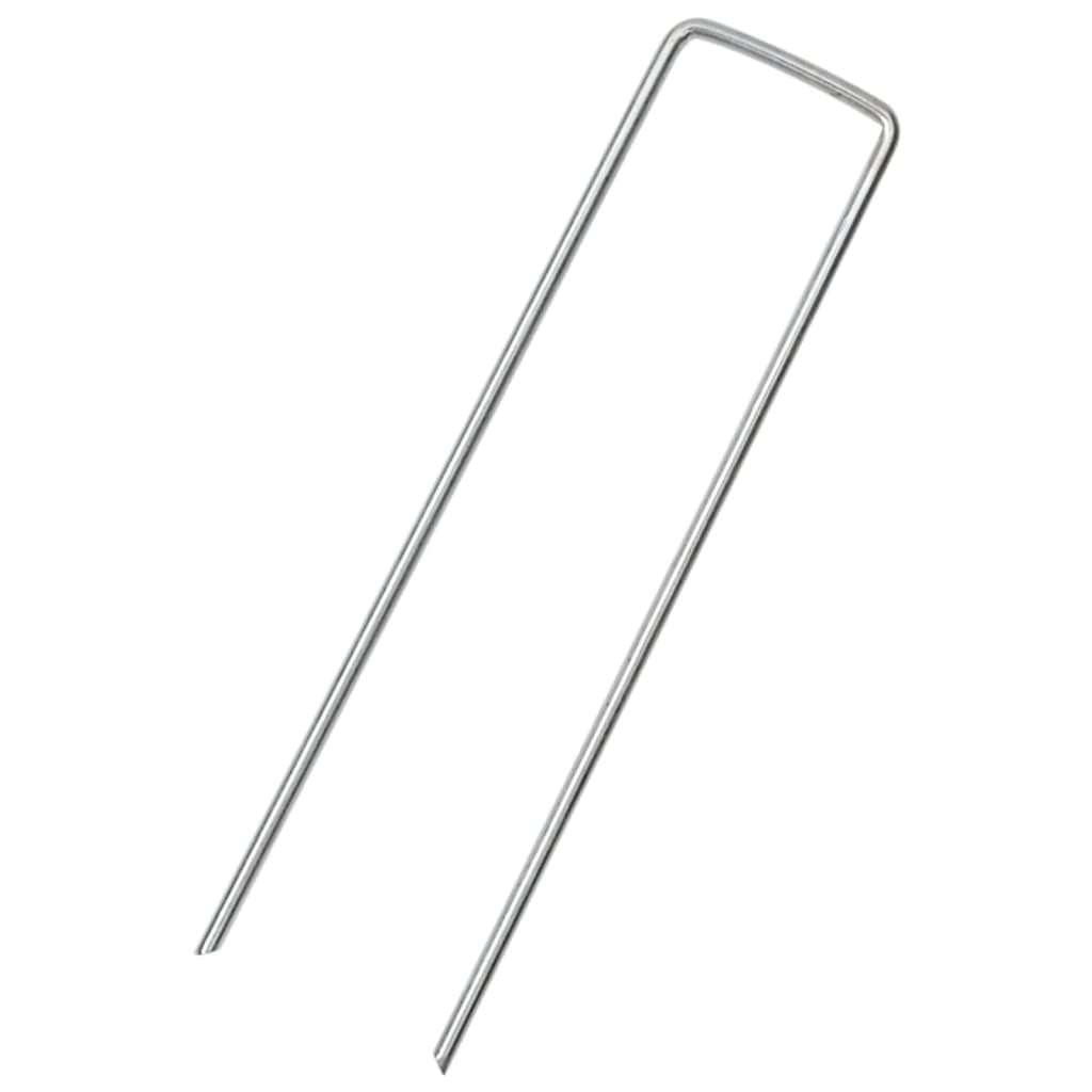Ground anchor U-shape 25 pcs. 15x3.5 cm galvanized steel