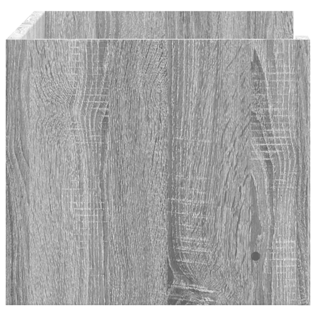 Wall shelf gray Sonoma 70.5x35x30.5 cm wood material
