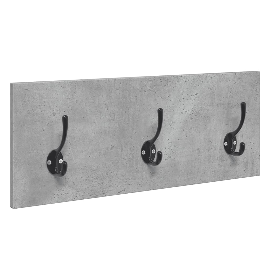 4-piece wardrobe set concrete grey wood material