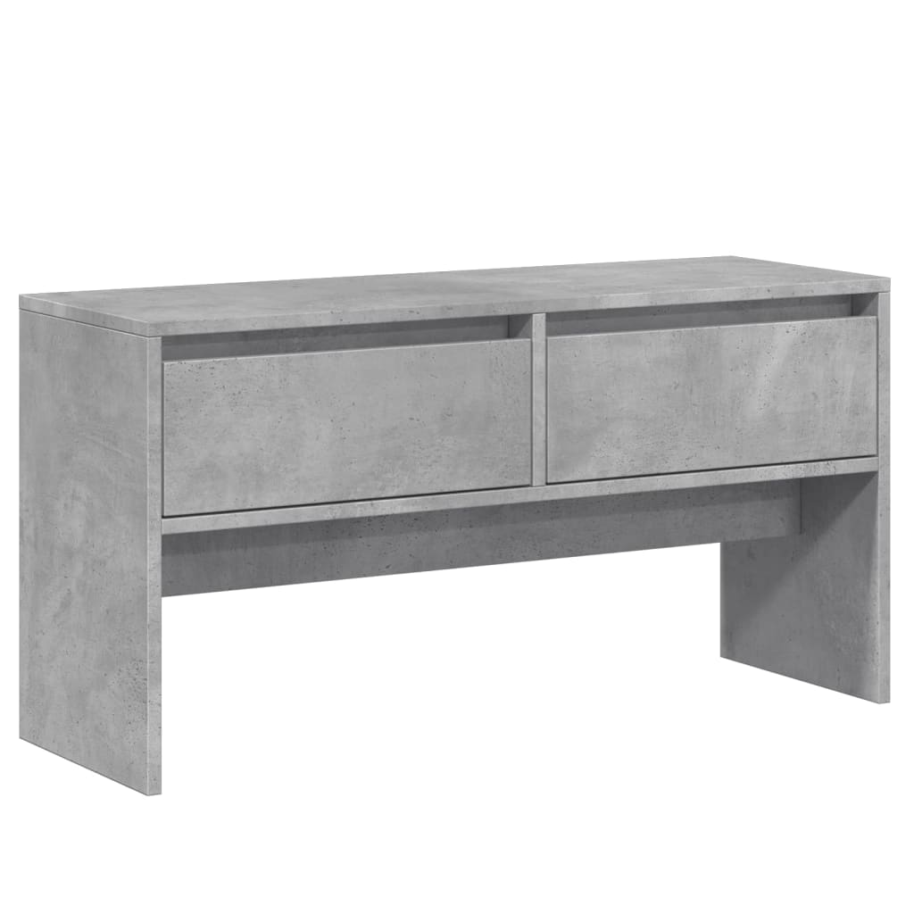 4-piece wardrobe set concrete grey wood material