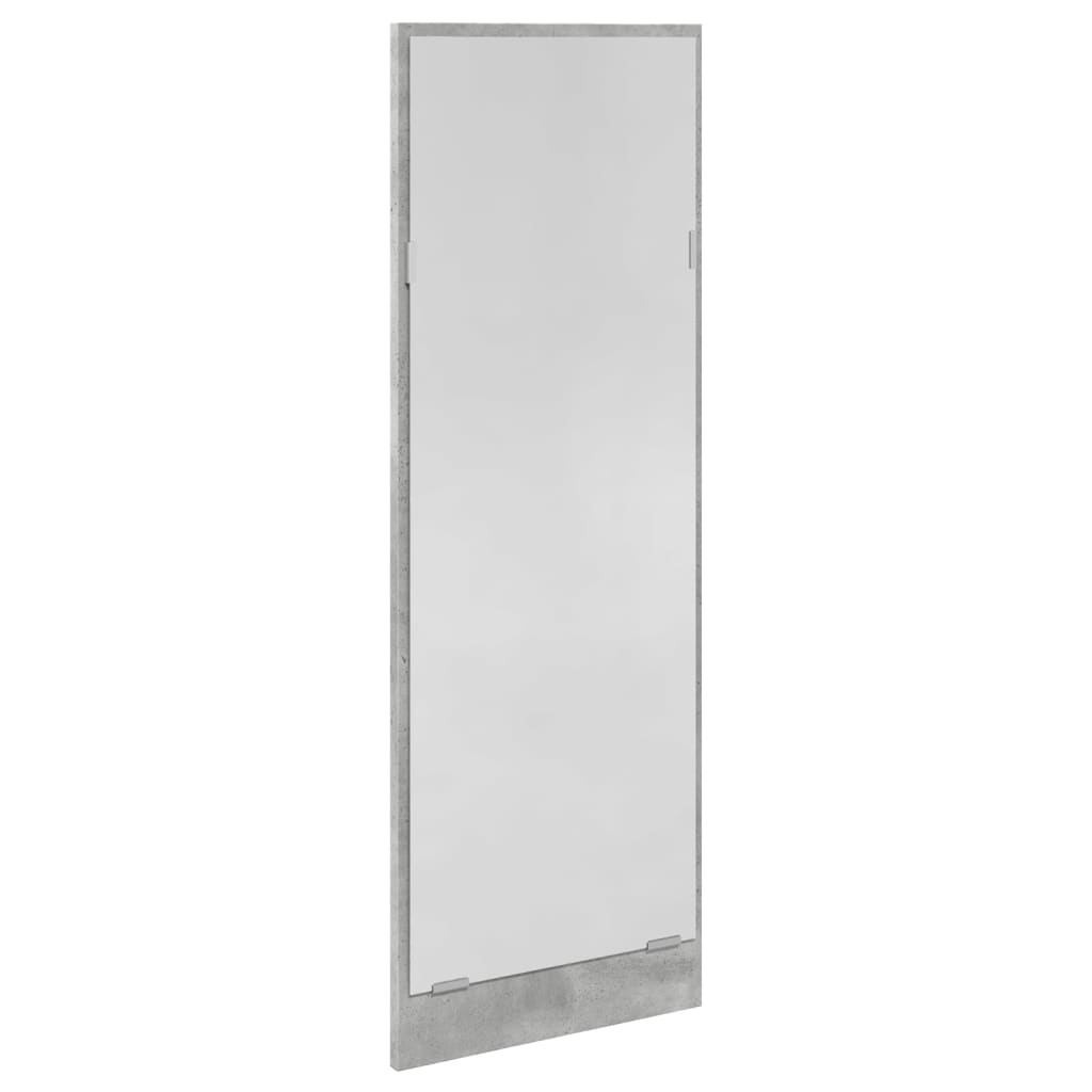 4-piece wardrobe set concrete grey wood material