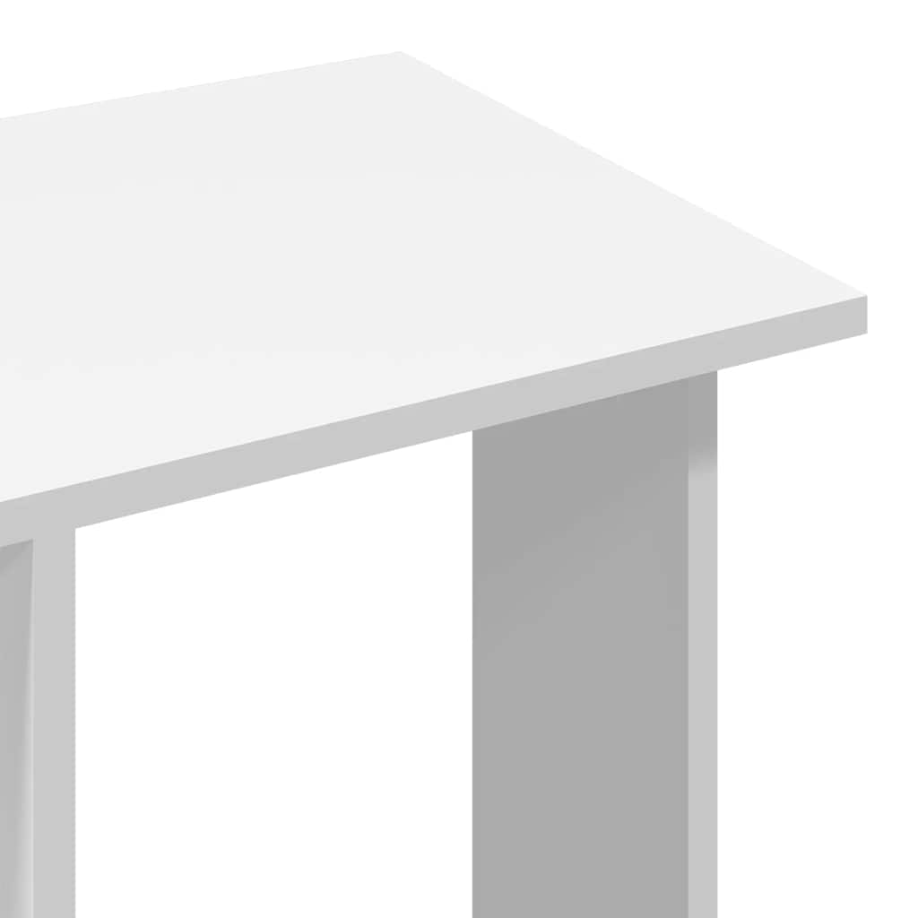 Wardrobe with wheels white 102x38x110 cm wood material