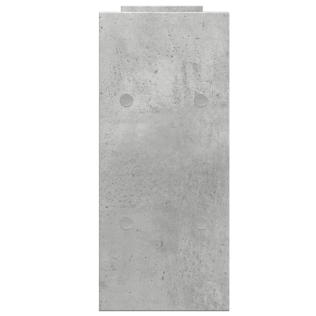 Desk Organizer Concrete Grey 38.5x17x39 cm Wood Material