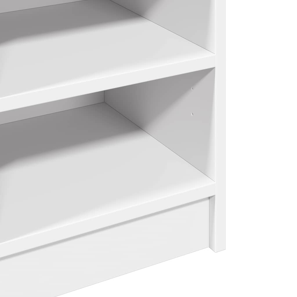 Waschbeckenunterschrank Weiß 90x29x55 cm Holzwerkstoff