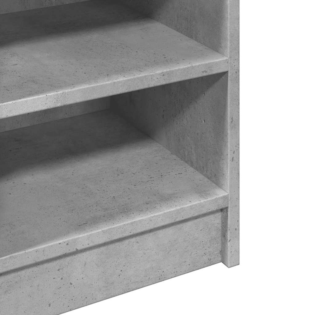 Washbasin base cabinet concrete grey 90x29x55 cm wood material