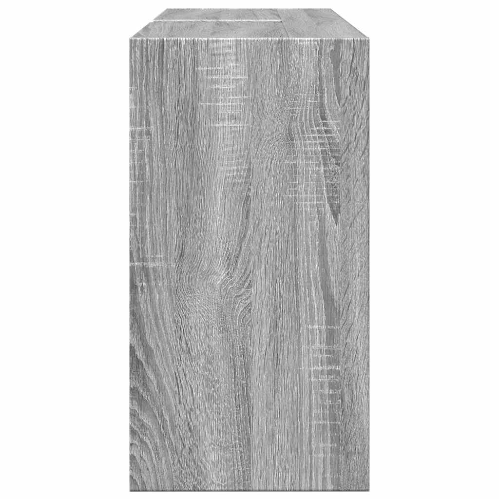 Washbasin Cabinet Grey Sonoma 90x29x55 cm Wood Material