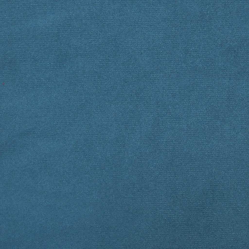 Chaiselongue mit Rechter Armlehne Blau Samt