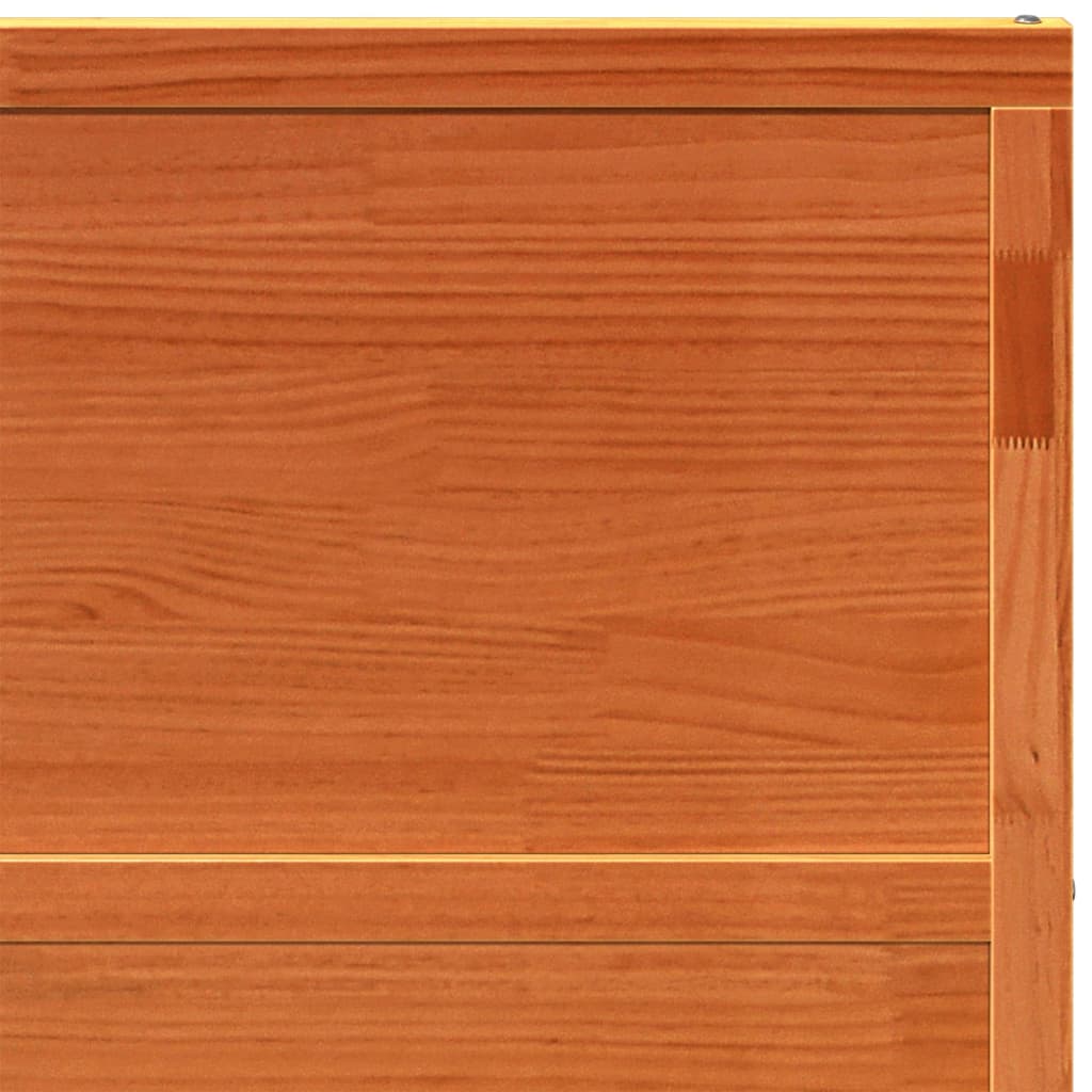 Barn door wax brown 100x208 cm solid pine wood