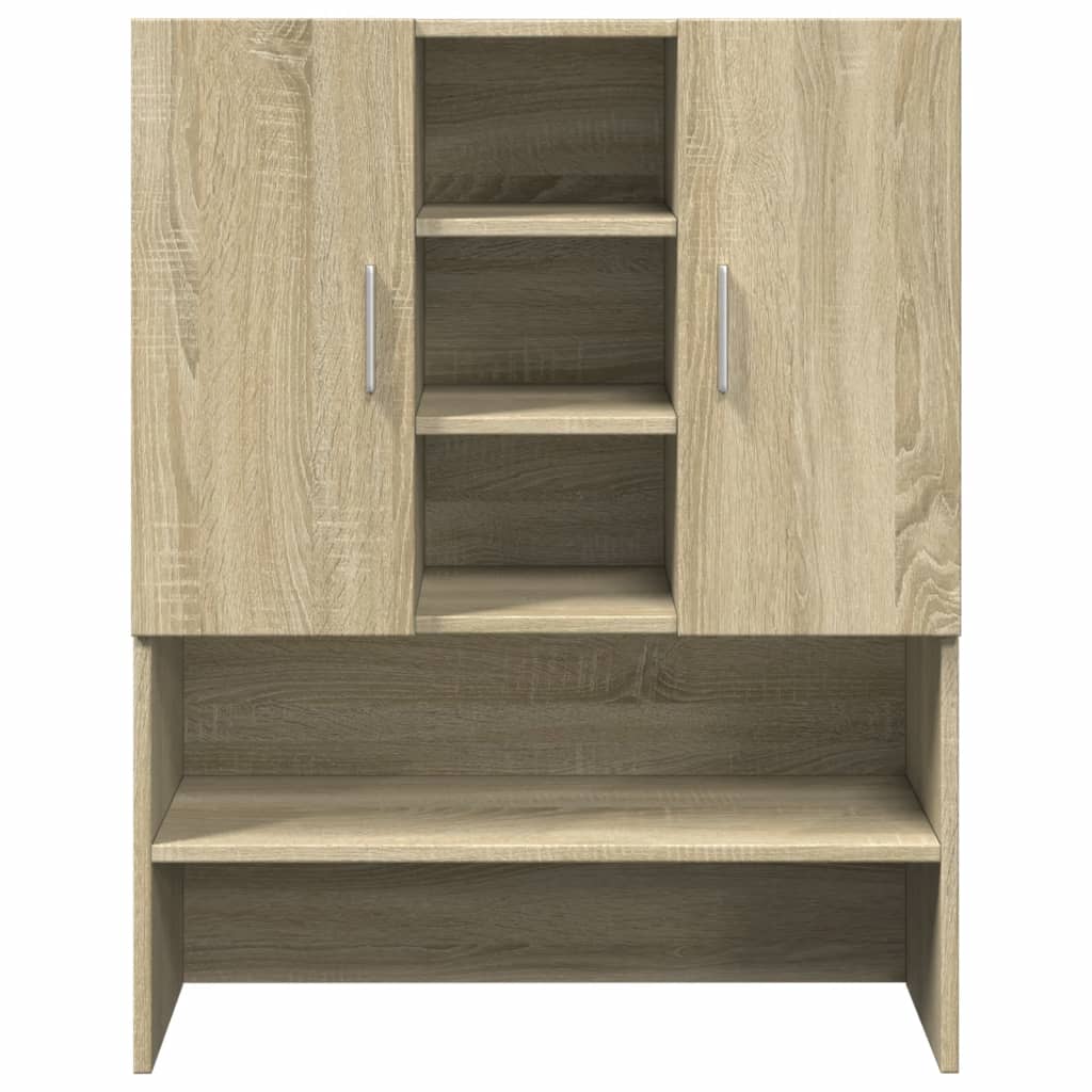 Washing machine cabinet Sonoma oak 70.5x24x90 cm