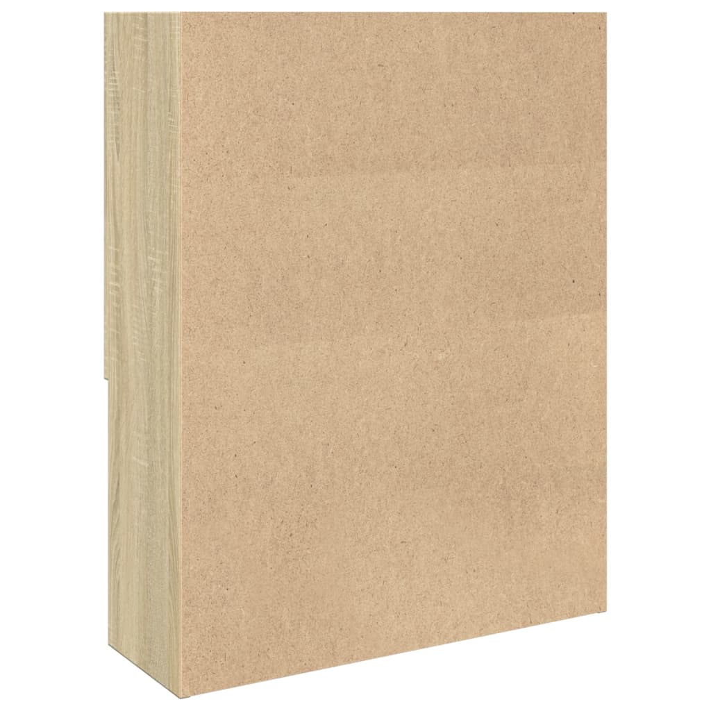 Washing machine cabinet Sonoma oak 70.5x24x90 cm
