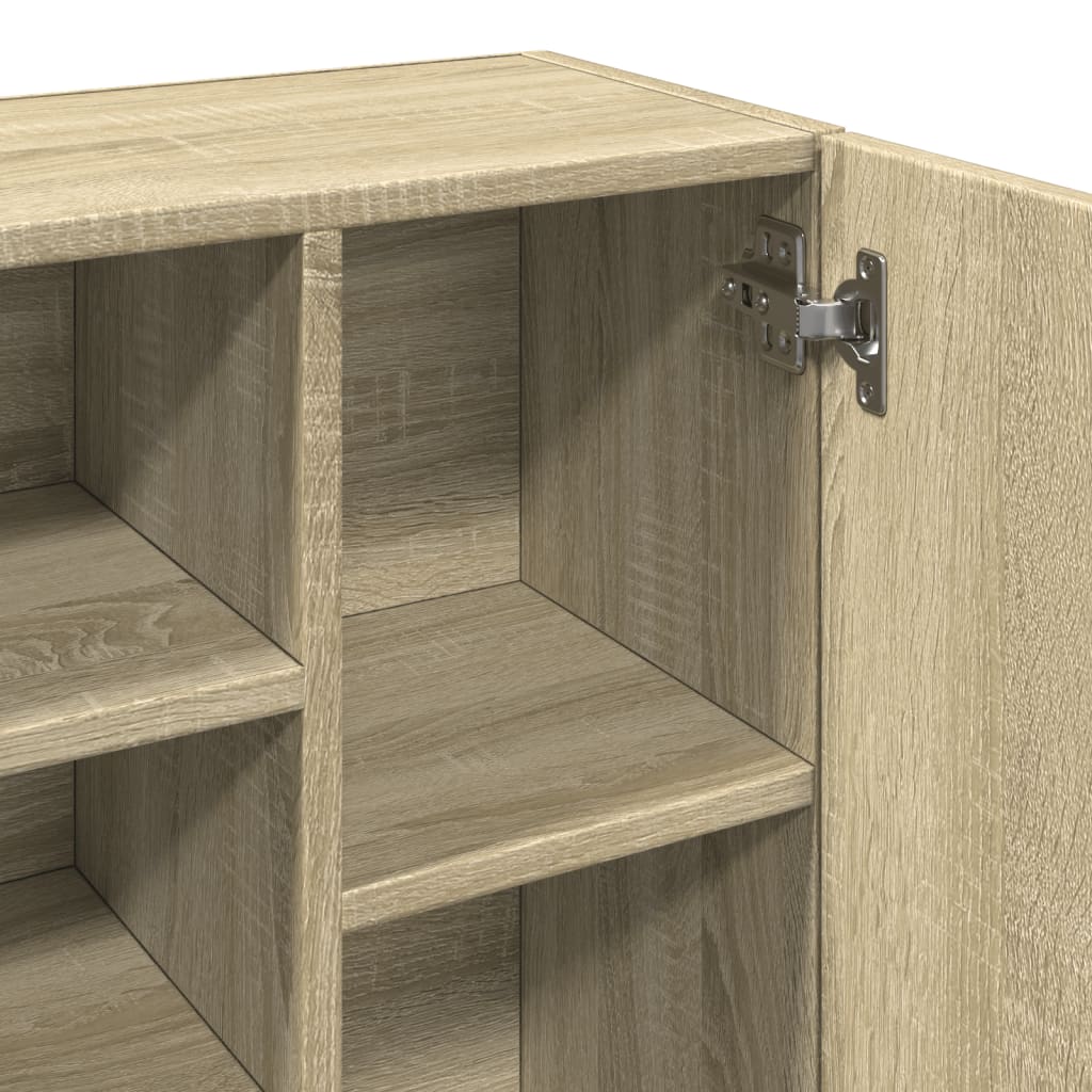 Washing machine cabinet Sonoma oak 70.5x24x90 cm