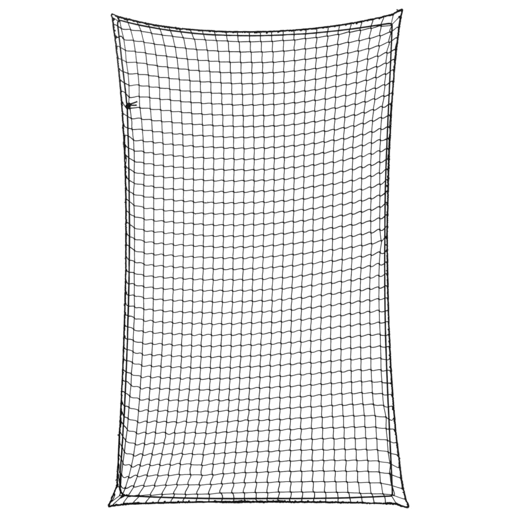Anhängernetz mit Gummiseil Schwarz 2,5x1,5 m PP