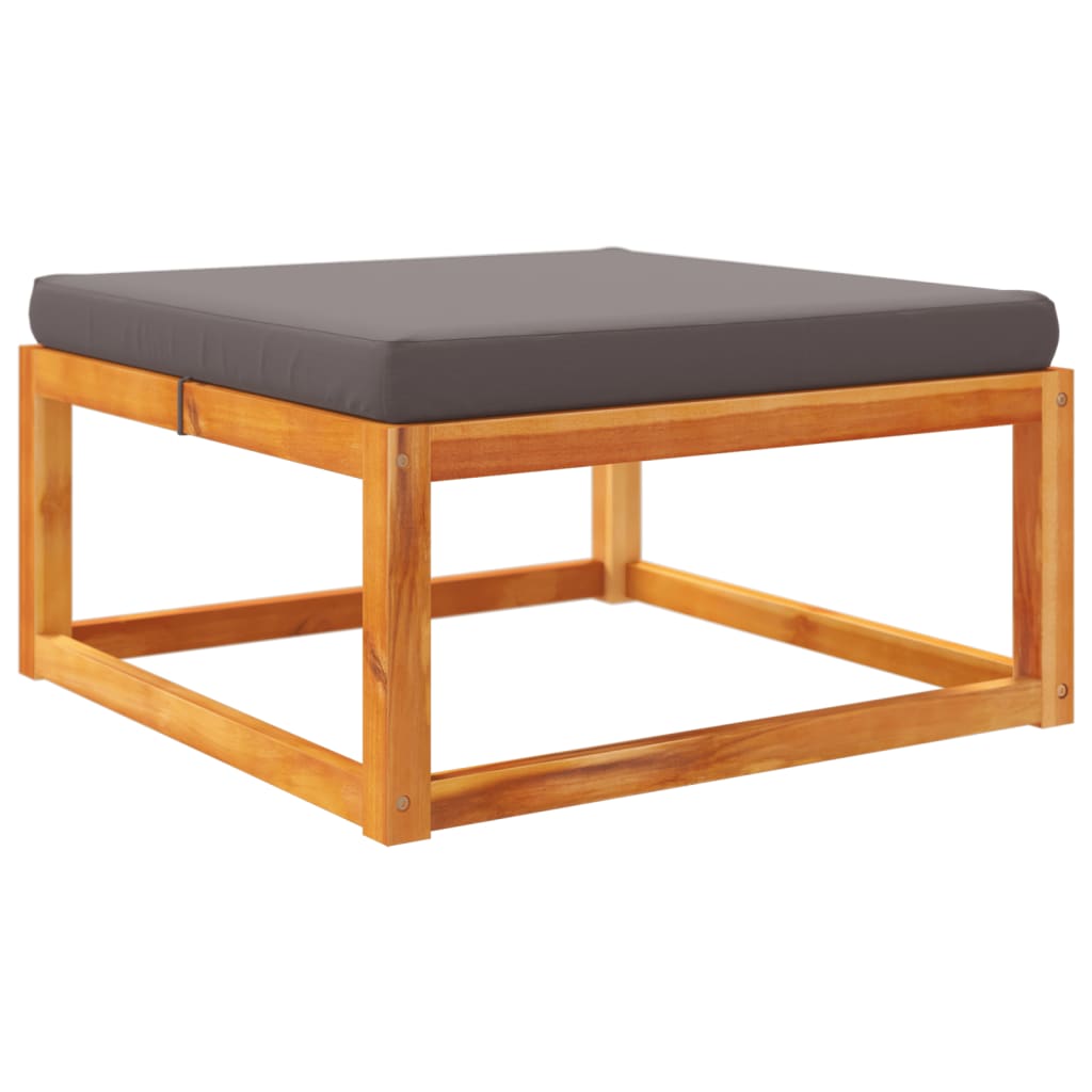 5-tlg. Gartensofa-Set mit Kissen Holz Akazie & Seil