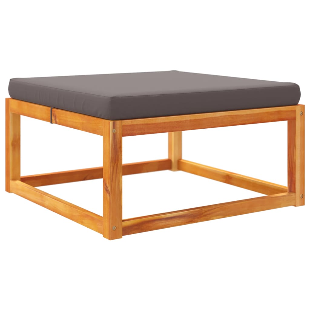 10-tlg. Gartensofa-Set mit Kissen Holz Akazie & Seil