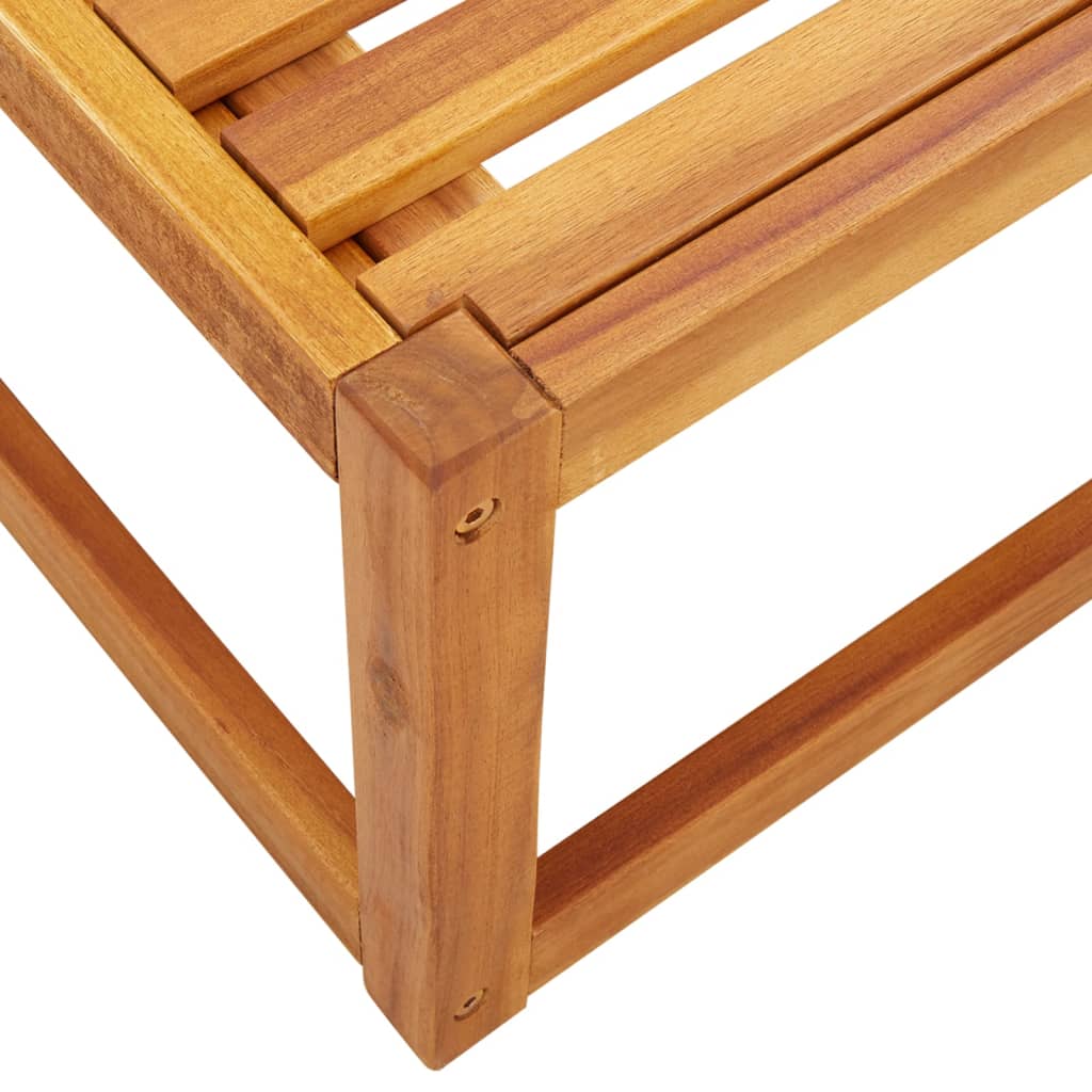 5-tlg. Gartensofa-Set mit Kissen Holz Akazie & Seil