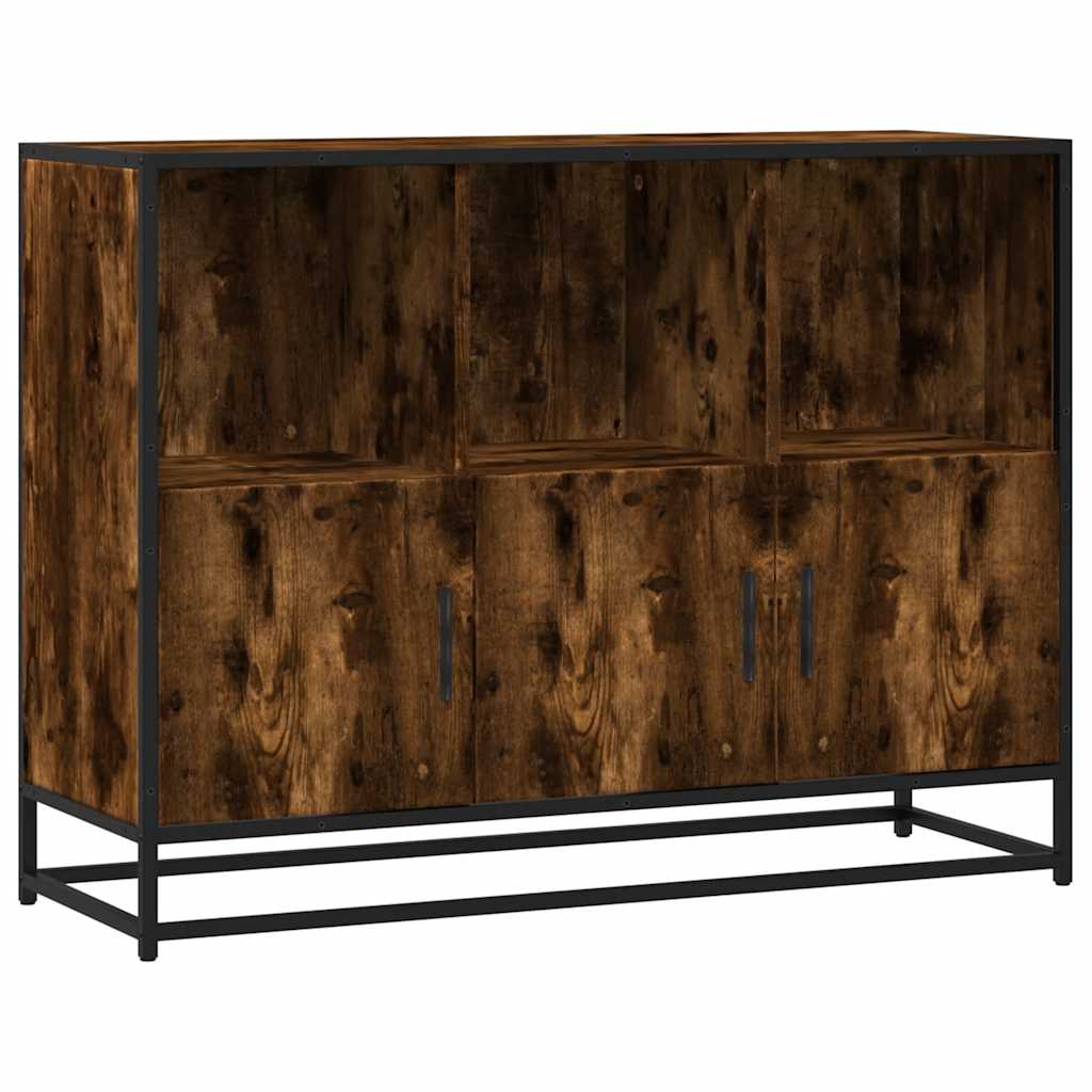 Sideboard Räuchereiche 100x35x76 cm Holzwerkstoff