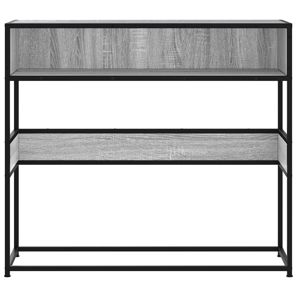 Console Table Grey Sonoma 90x35x80 cm Wood Material