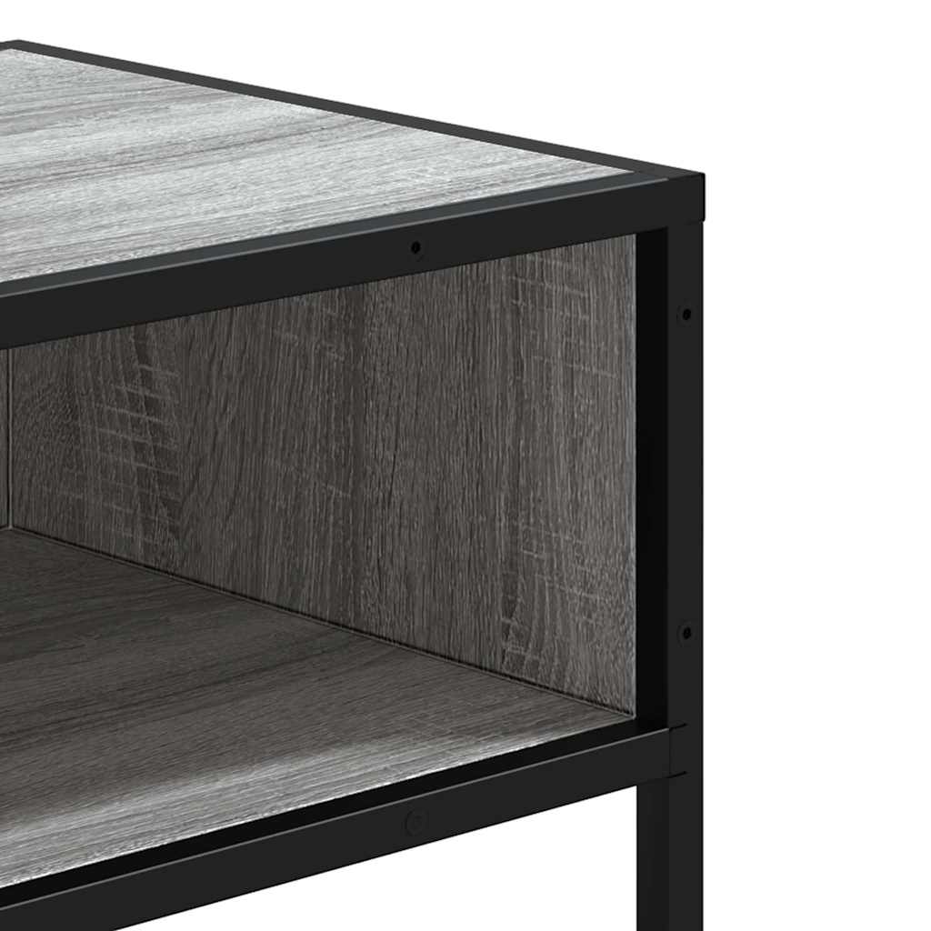 Console Table Grey Sonoma 90x35x80 cm Wood Material