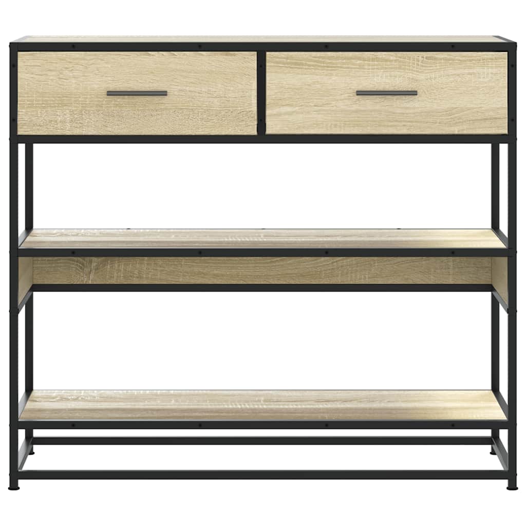 Konsolentisch Sonoma-Eiche 90x35x80 cm Holzwerkstoff
