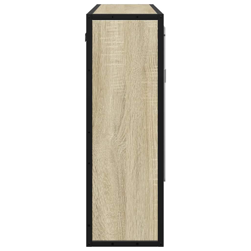 Bathroom mirror cabinet Sonoma oak 65x20x60 cm wood material