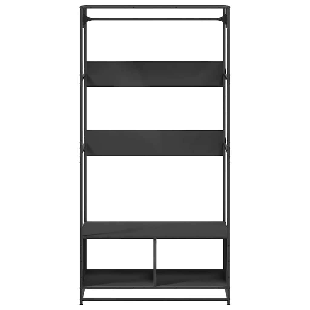 Clothes Rack Black 90x50x180 cm Wood Material