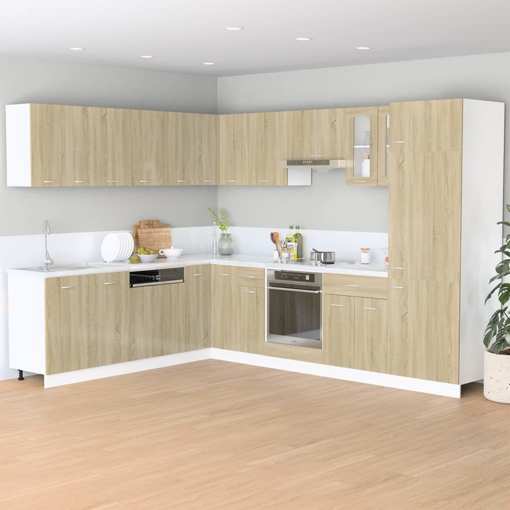 Wall cabinet Lyon Sonoma oak 50x31x60 cm wood-based material