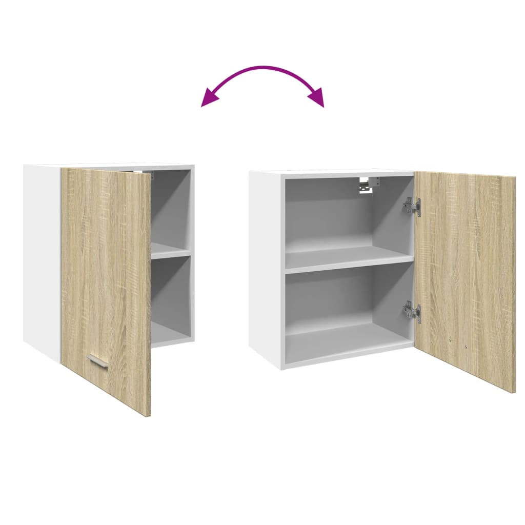 Wall cabinet Lyon Sonoma oak 50x31x60 cm wood-based material