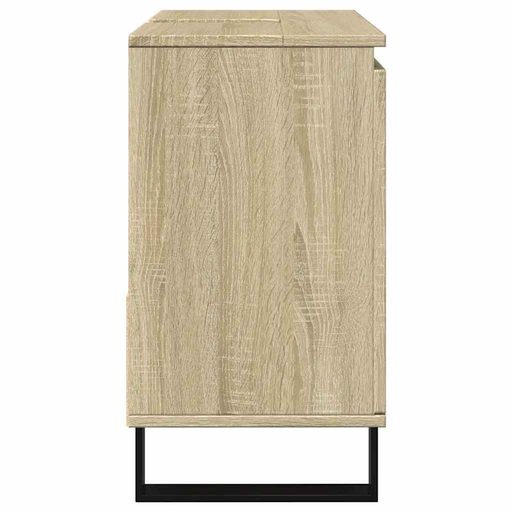Badschrank Sonoma-Eiche 65x33x60 cm Holzwerkstoff