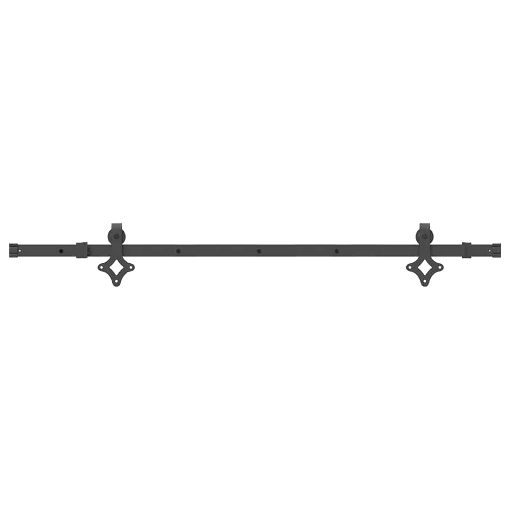 PIM_vidaXL Hardware | schwarz | Kohlenstoffstahl A.NA | 152.4 x 4 x 0.6 cm | Robust