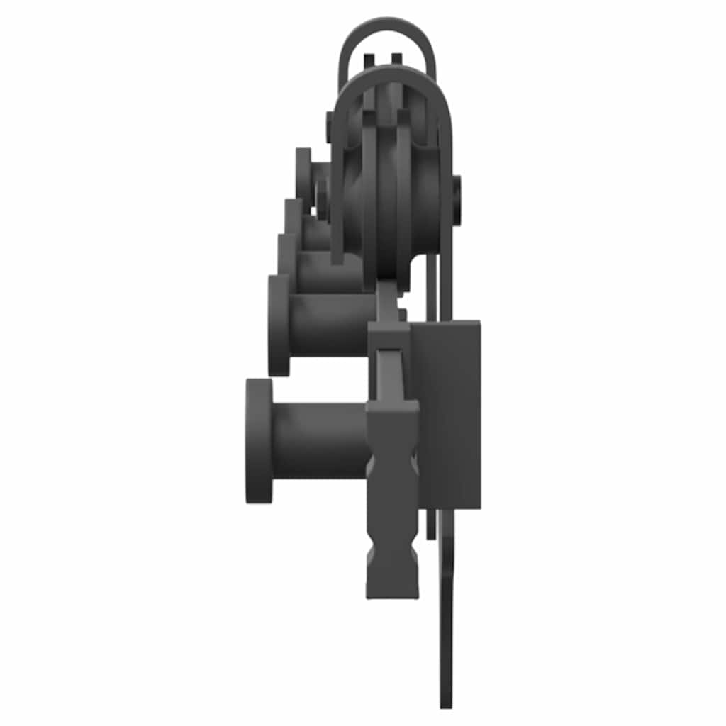 PIM_vidaXL Hardware | schwarz | Kohlenstoffstahl A.NA | 152.4 x 4 x 0.6 cm | Robust