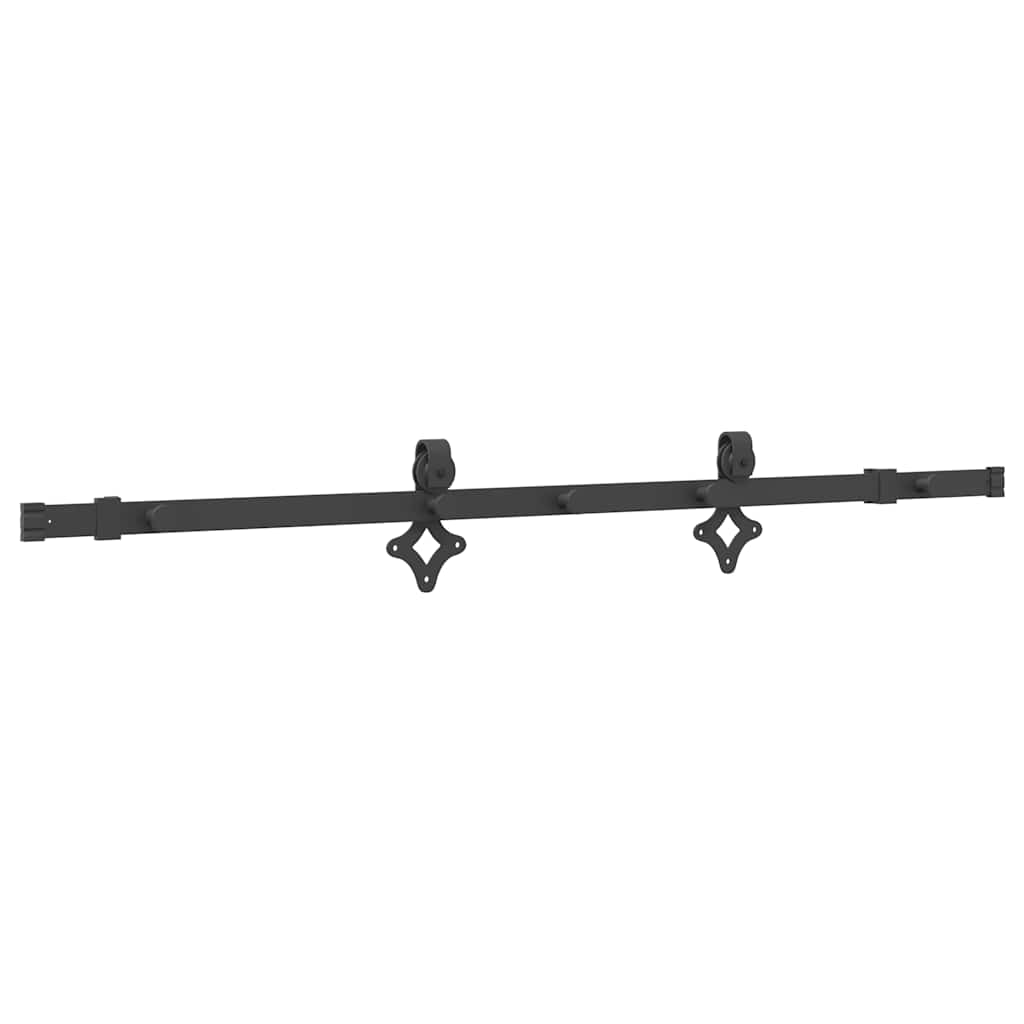 PIM_vidaXL Hardware | schwarz | Kohlenstoffstahl A.NA | 152.4 x 4 x 0.6 cm | Robust
