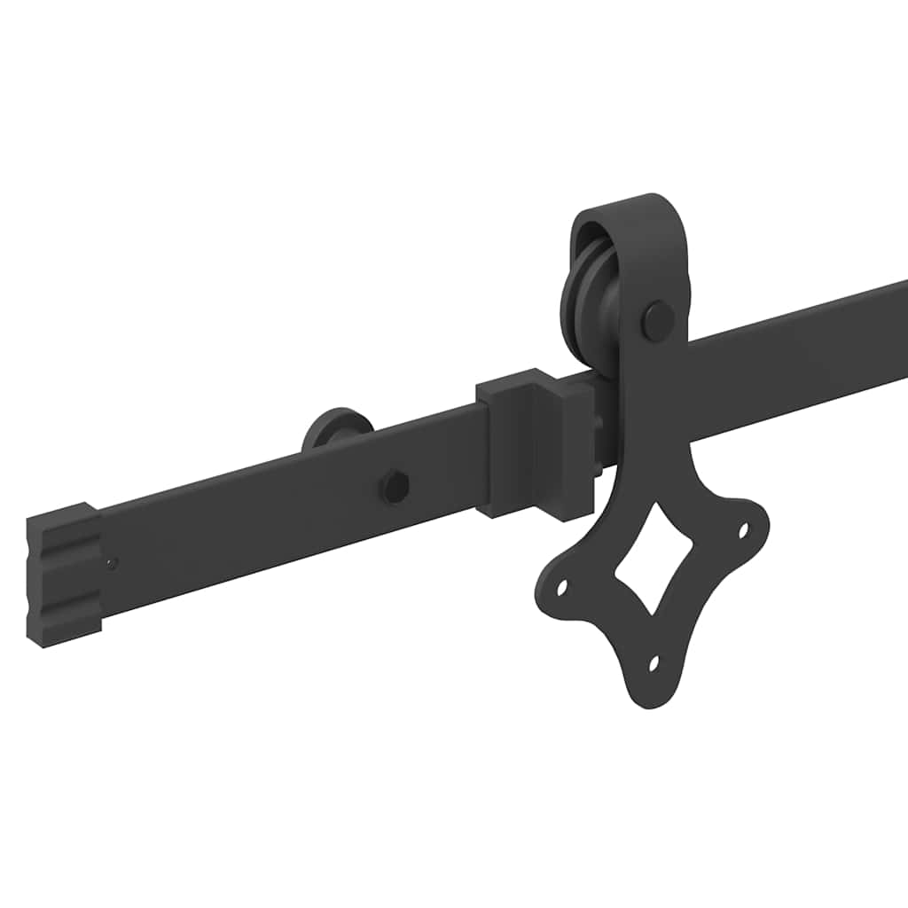 PIM_vidaXL Hardware | schwarz | Kohlenstoffstahl A.NA | 152.4 x 4 x 0.6 cm | Robust