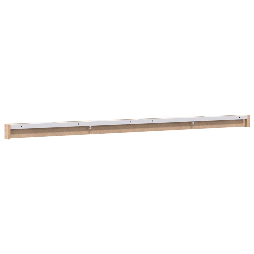 Schiebetürbeschlag-Set 200 cm Aluminiumlegierung Silbern