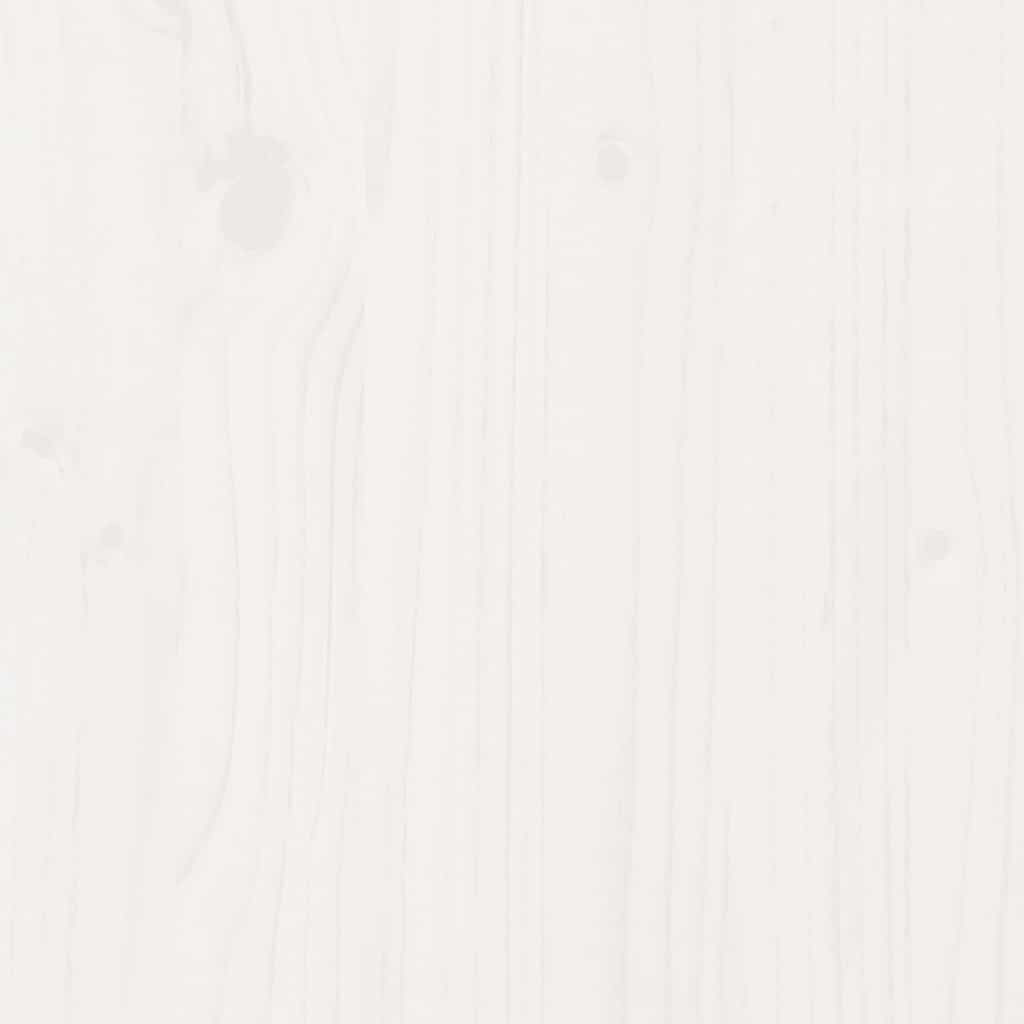 Bed drawers 2 pcs. White 80x55x17 cm solid pine wood