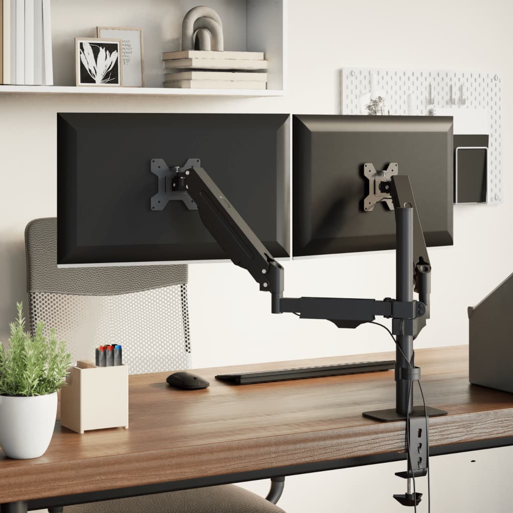 Doppel-Monitorarm für Max 27 Zoll Gasfeder 20 kg