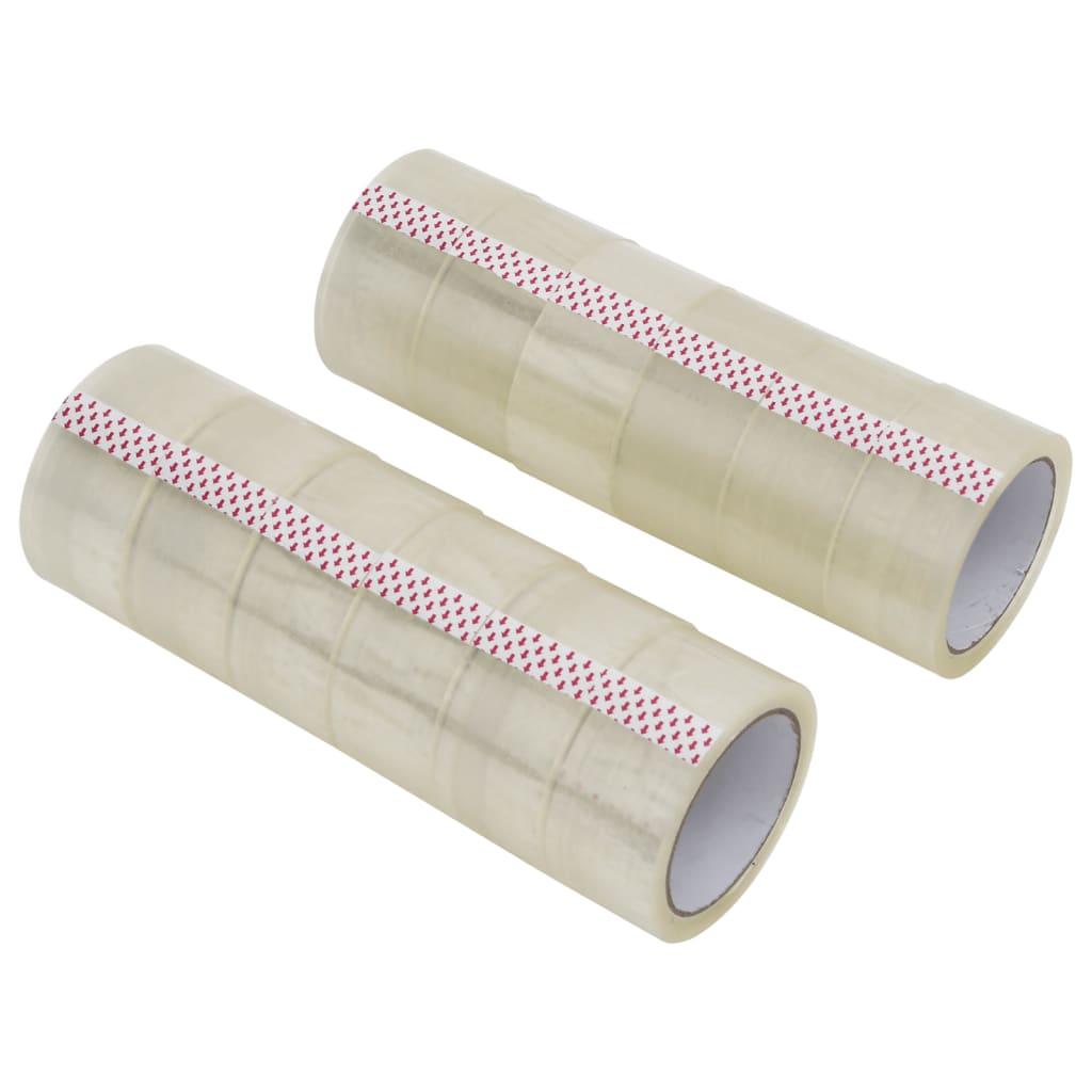 Paketklebeband 12 Stk. Transparent 48 mm x 66 m