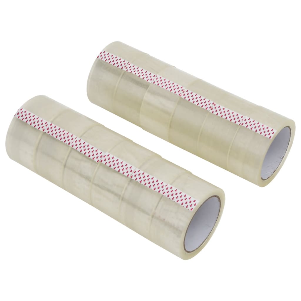Paketklebeband 12 Stk. Transparent 48 mm x 66 m